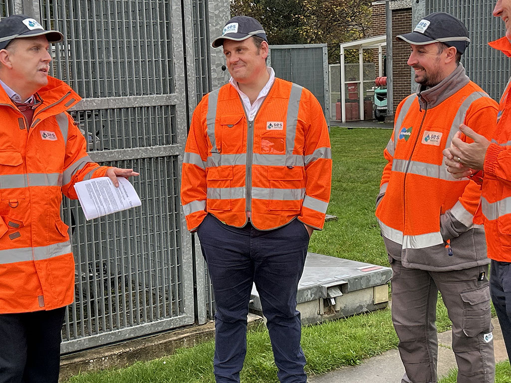 SES Water recently welcomed Luke Taylor, MP for Sutton and Cheam